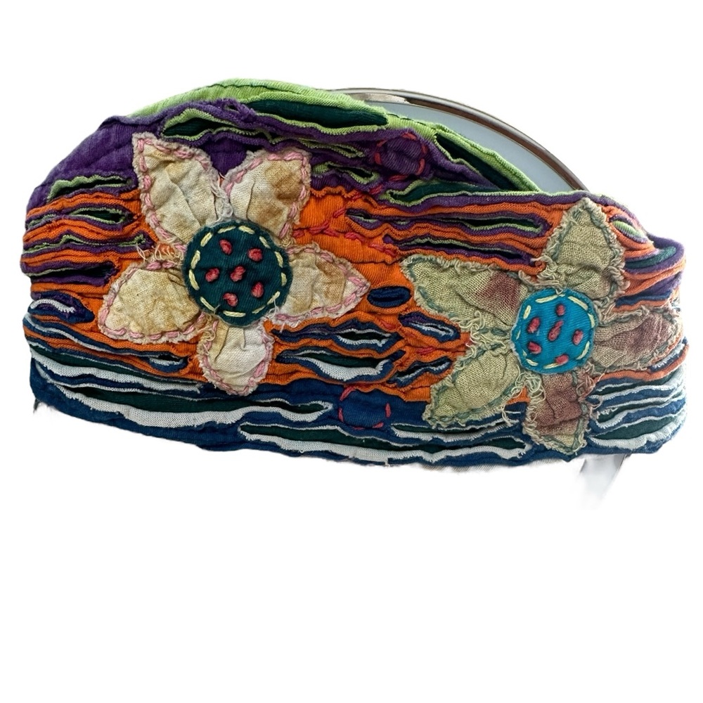 KC Colorful 100% Cotton Patchwork Style Quilted HeadBand Made in Nepal